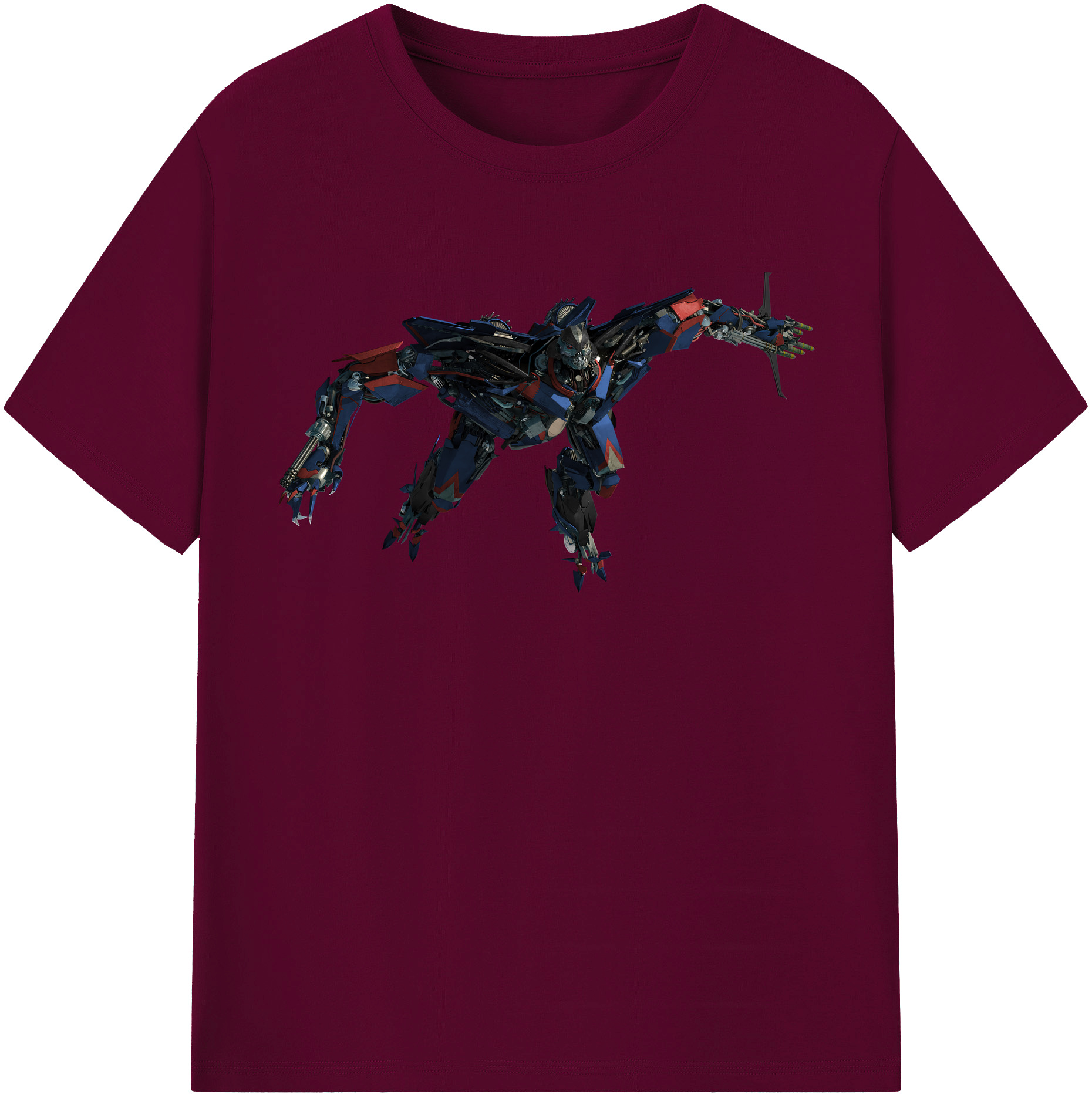 （画像用） Transformers トランスフォーマー レディースカジュアルプリントTシャツ（綿100％）